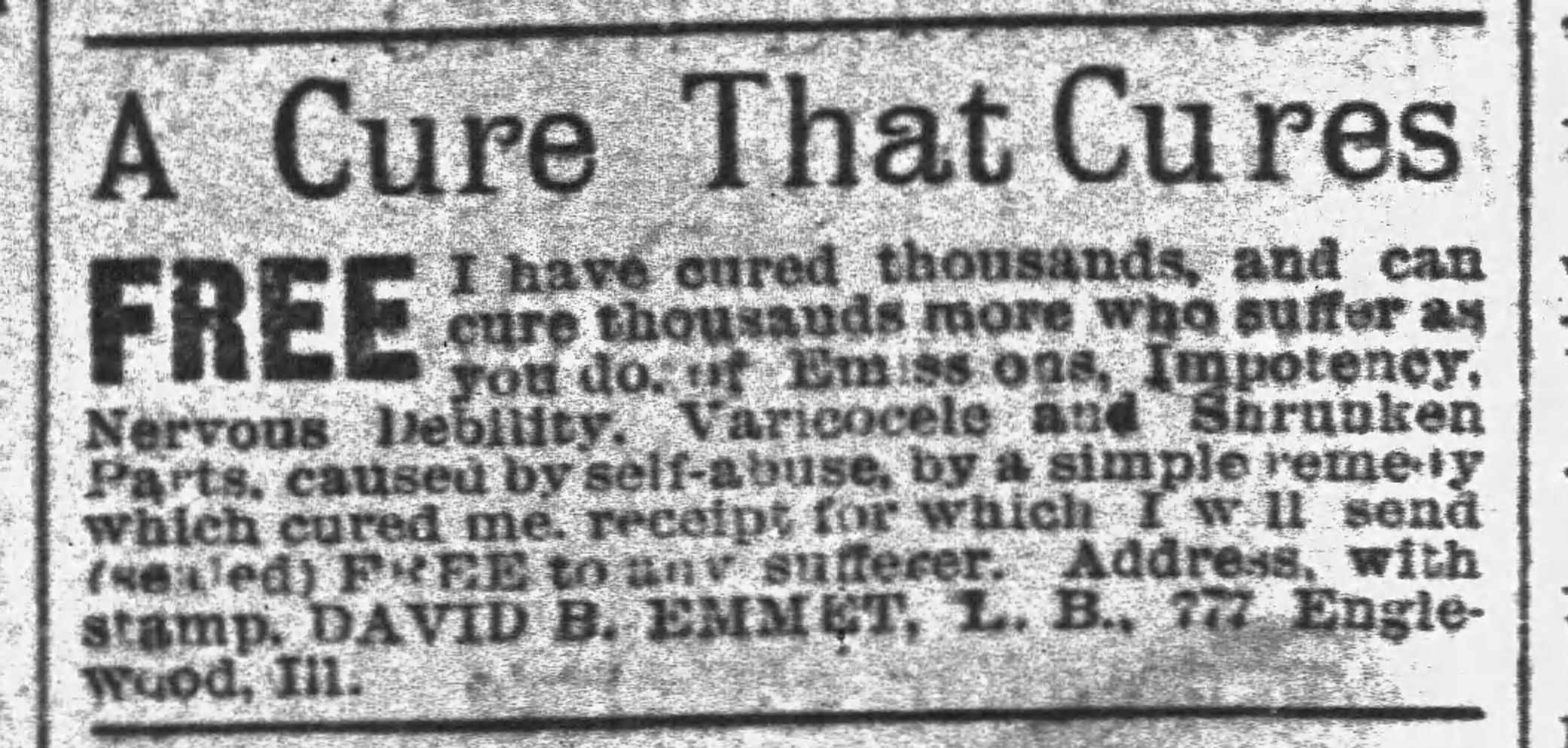 Journal ads from the old days: Oct. 17, 1894